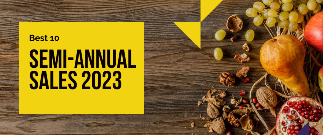 Best 10 Semi-Annual Sales in 2023
