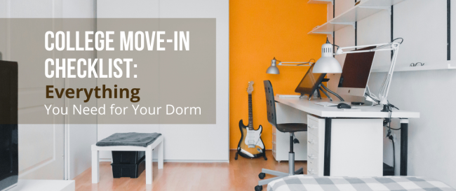 College Move-In Checklist: Everything You Need for Your Dorm
