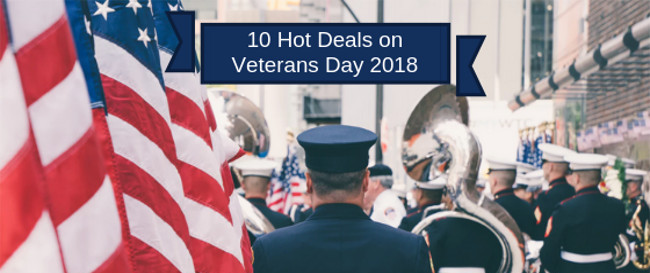 10 Hot Deals on Veterans Day 2018