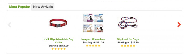1800PetSupplies range of products 