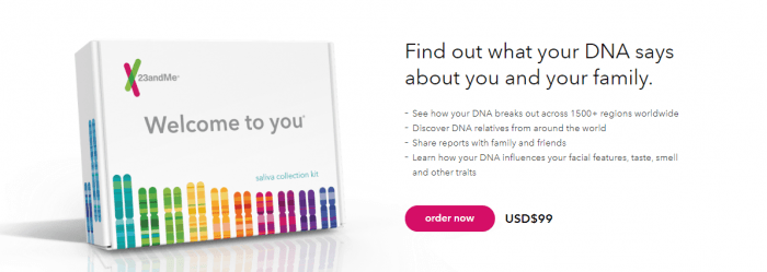 23andme range of products