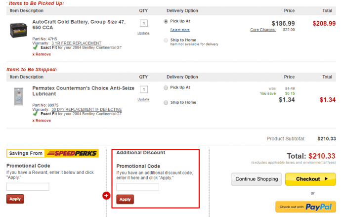 How to use Advance Auto Parts promo code