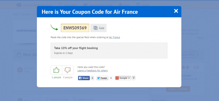 Air France Coupon Code 2021 | Up to $30 OFF | DiscountReactor