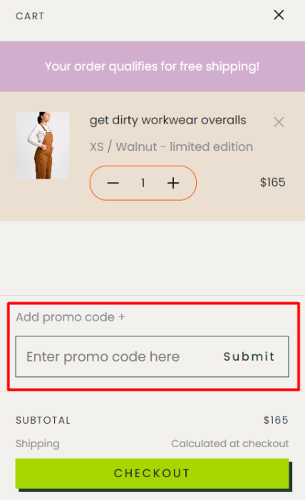 How to use Alder Apparel promo code