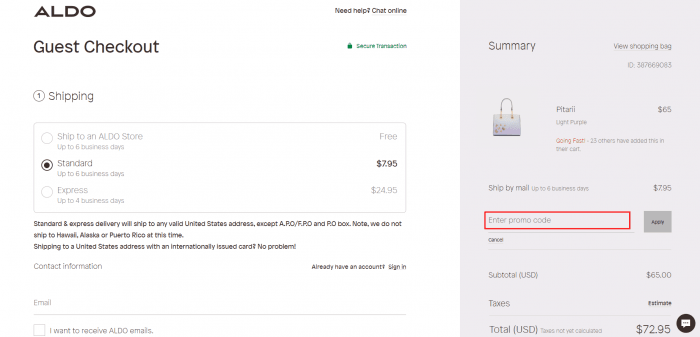 Aldo student discount code deals