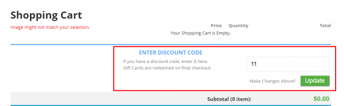 How to use discount code at A+R