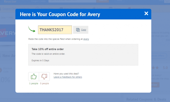 Avery Promo Code 2021 | 50% OFF | DiscountReactor
