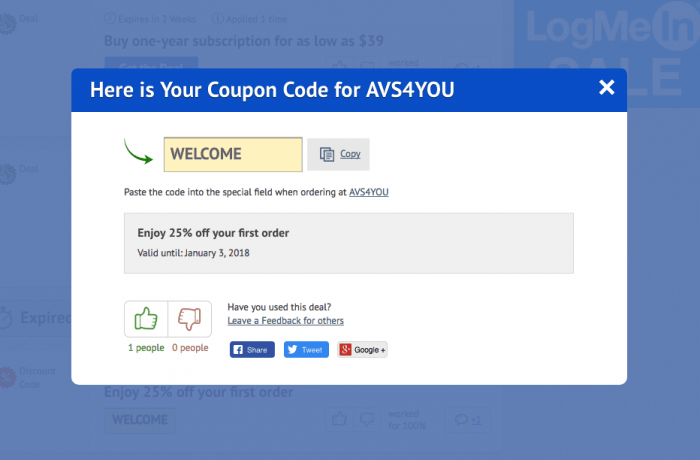 How to use a coupon at AVS4YOU