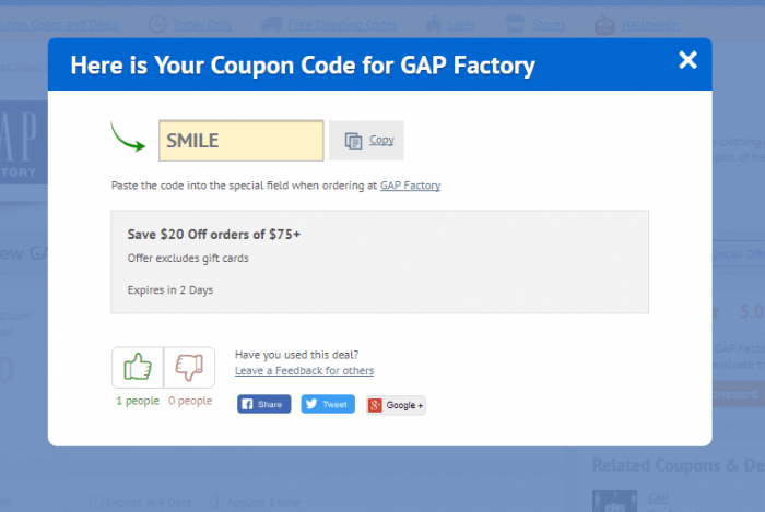 How to use a promo code at Banana Republic Factory