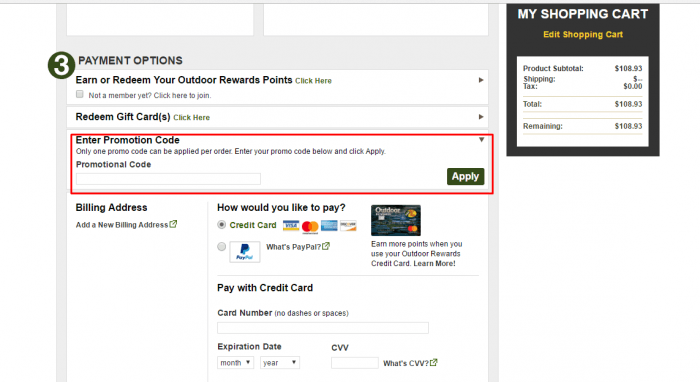 How to use Bass Pro Shops promo code
