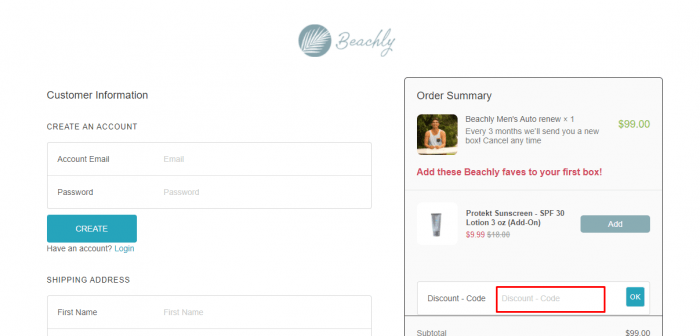 How to use Beachly promo code