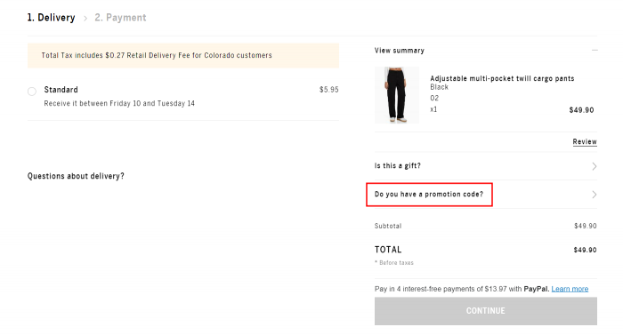 How to use Bershka promo code