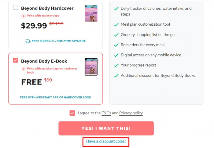 How to use Beyond Body promo code