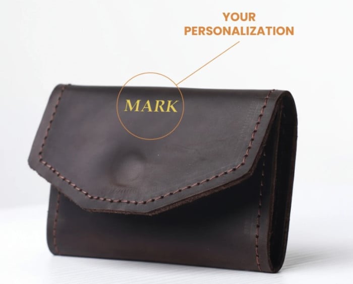 Pikore Leather Personalized Keychain