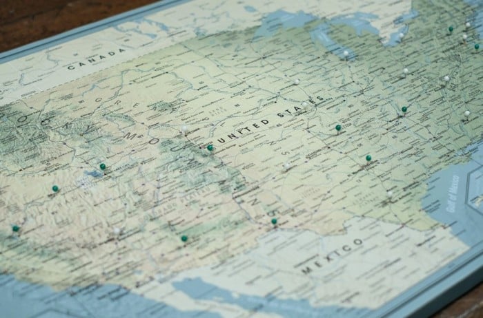 The USA Map