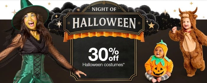 Sample of Target Halloween Sale