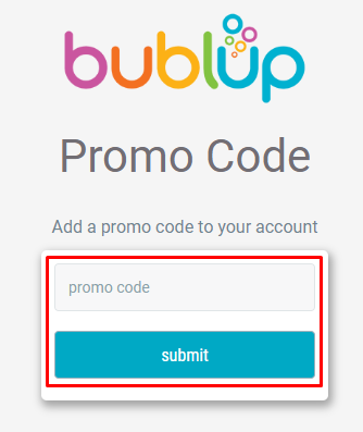 How to use Bublup promo code