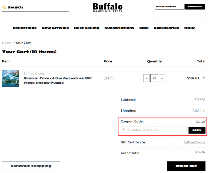 How to use Buffalo Games promo code