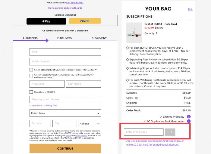 Burst Oral Care Promo Codes 10 OFF Coupon in January 2024