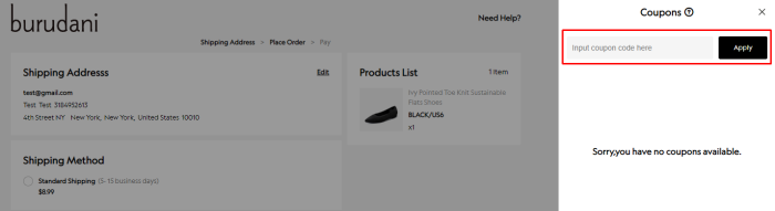 How to use Burudani promo code