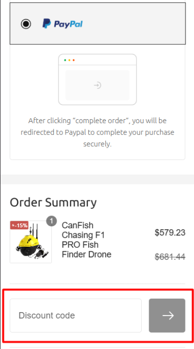 How to use CanFish promo code
