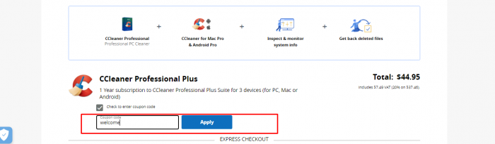 How to use CCleaner promo code