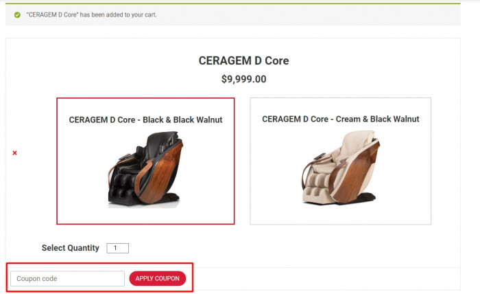 How to use CERAGEM promo code