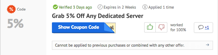 How to use a coupon code at Cherry Servers