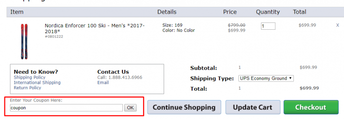 How to use a coupon code at Christy Sports 