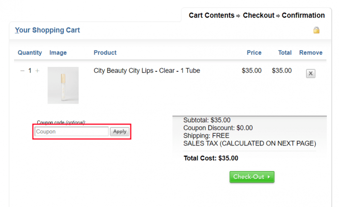 How to use City Beauty promo code