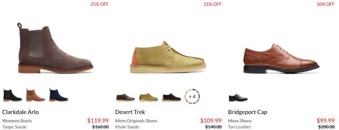 clarks promotions