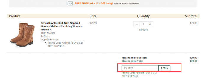How to use Collections Etc. promo code