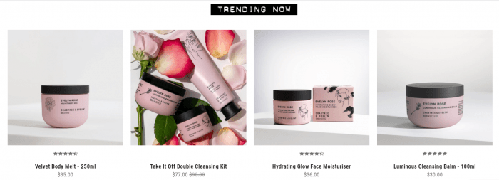 Crabtree & Evelyn range of products 