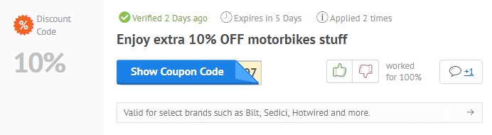 How to use a promo code at Cycle Gear