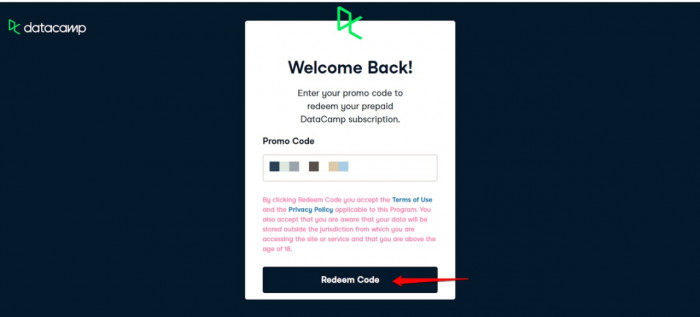 How to use DataCamp promo code