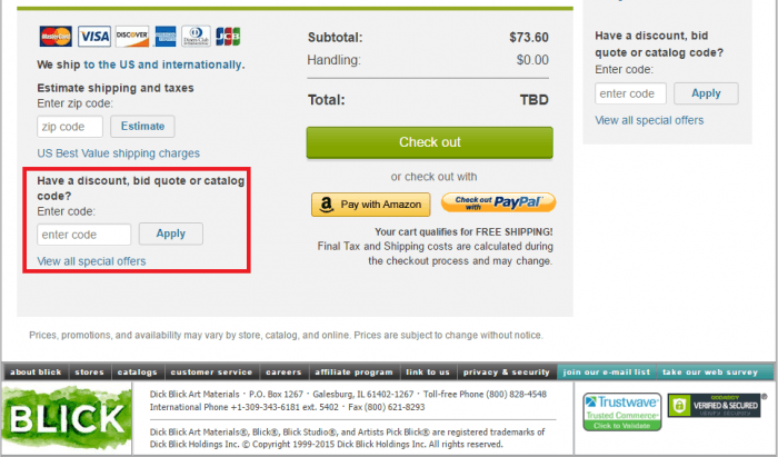 Blick Coupon Code 2021 50 OFF DiscountReactor