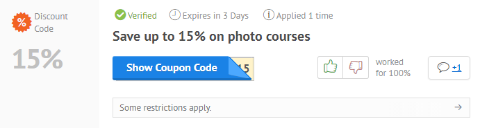 How to use a discount code at Digital Photography School