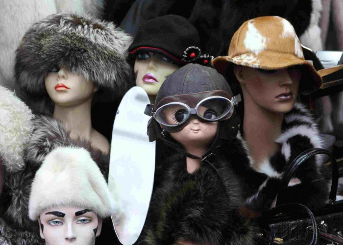 Discrete hats in a variety of shapes and designs