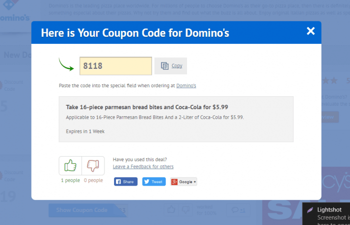 Domino's Coupon Code 2022 | 50% OFF DiscountReactor