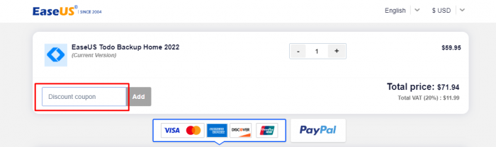 How to use Ease US Software promo code