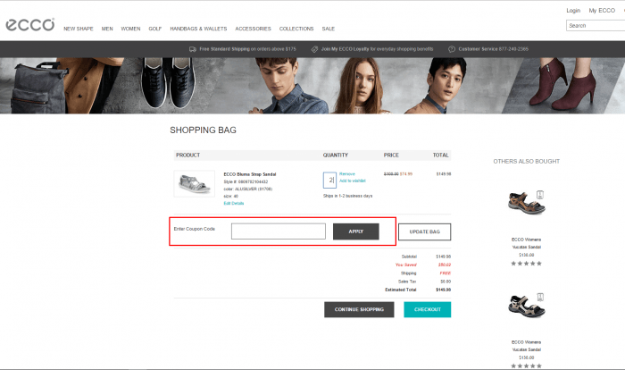 ecco usa coupon code