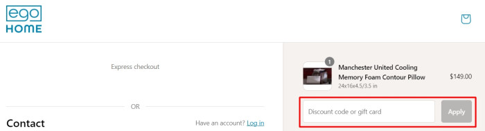 How to use EGO Home promo code