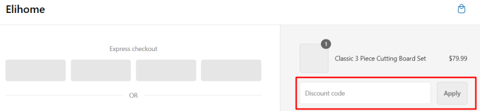 How to use Elihome promo code