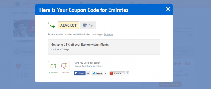 Emirates Promo Code 2021 | 50% OFF | DiscountReactor