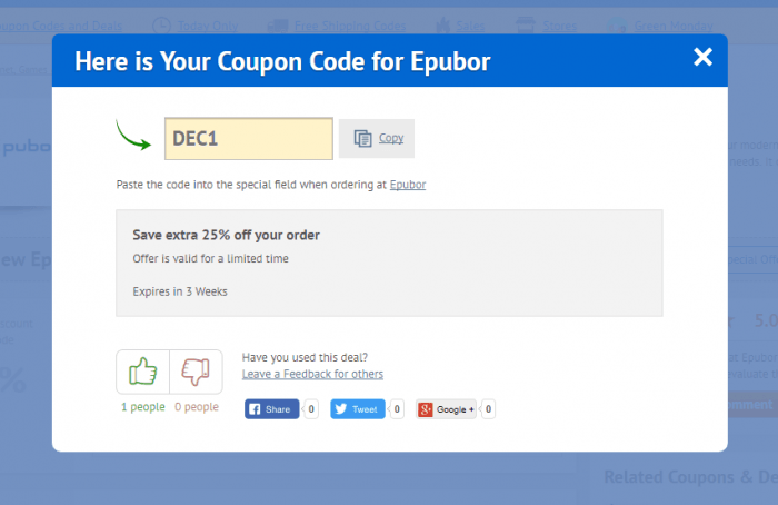 How to use a discount code at Epubor
