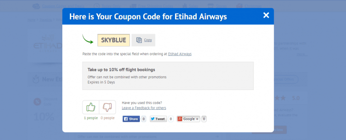 Etihad Airways Promo Code 2021 | 50% OFF | DiscountReactor