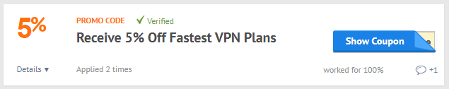 Fastest VPN coupon code