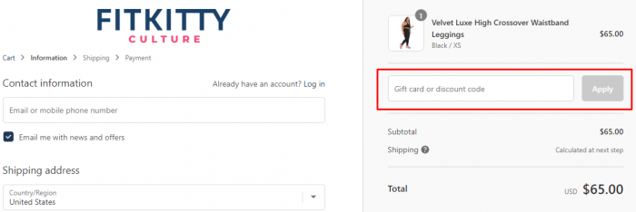How to use FitKitty Culture promo code