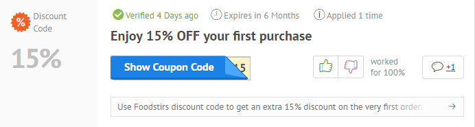 How to use a discount code at Foodstirs