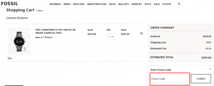 Fossil Promo Codes - $25 OFF Coupon in April 2024